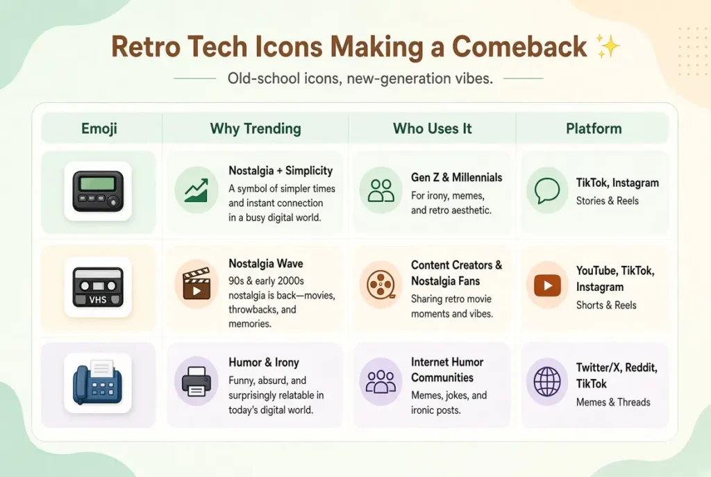 Trending pager emoji in 2026
