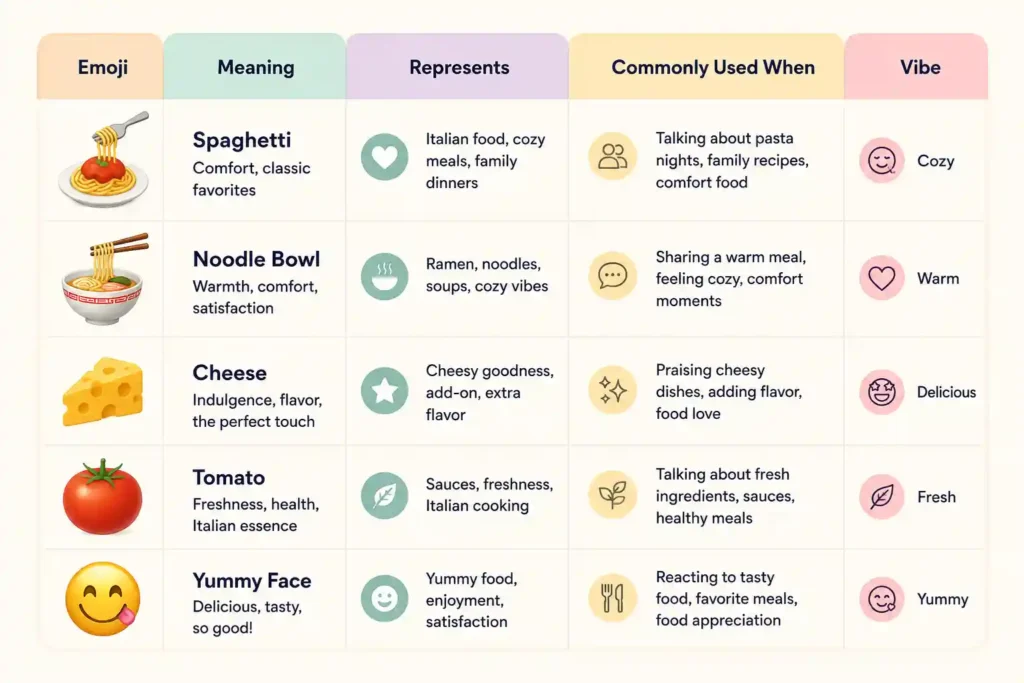 What does emoji pasta mean