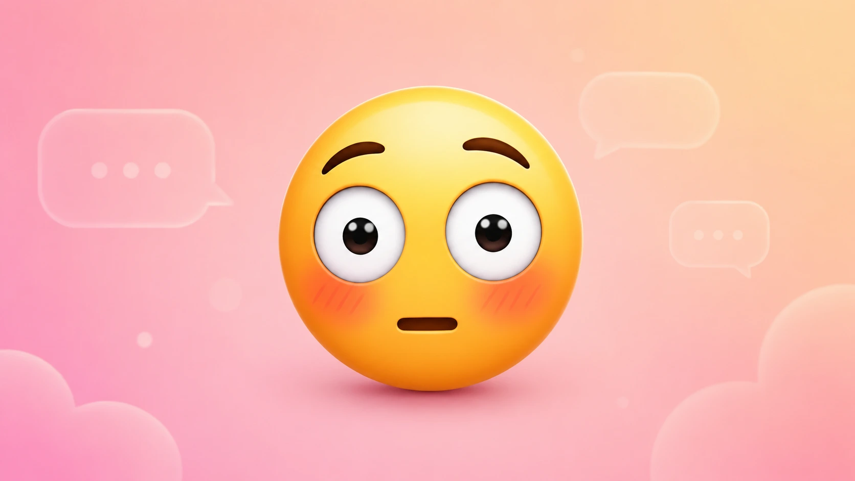 embarrassed emoji text