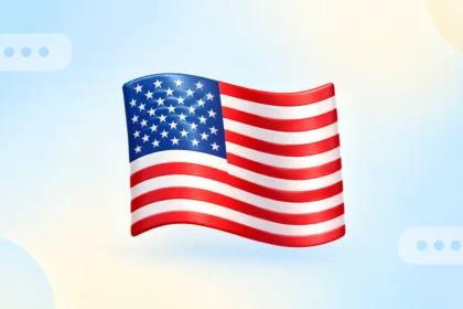 emoji american flag