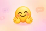 hugging heart emoji