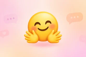 hugging heart emoji