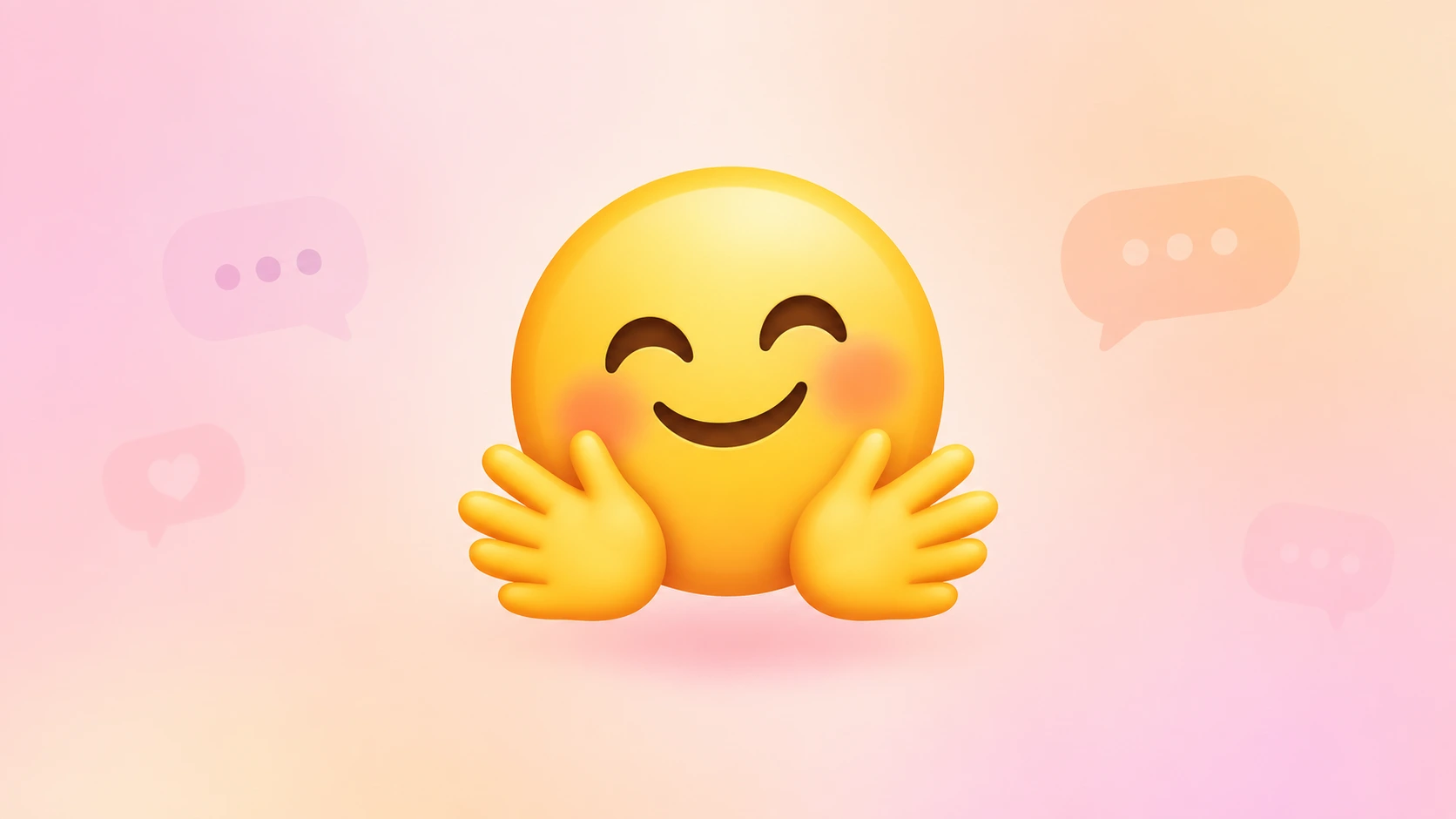 hugging heart emoji
