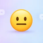 neutral emoji face