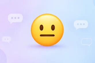 neutral emoji face