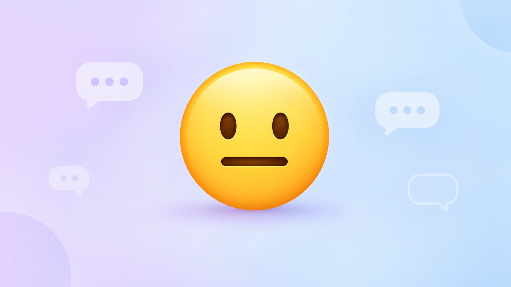 neutral emoji face