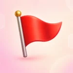 red flag emoji
