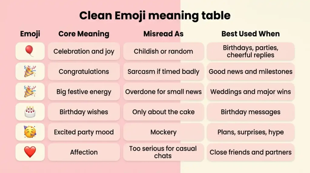balloons emoji mean
