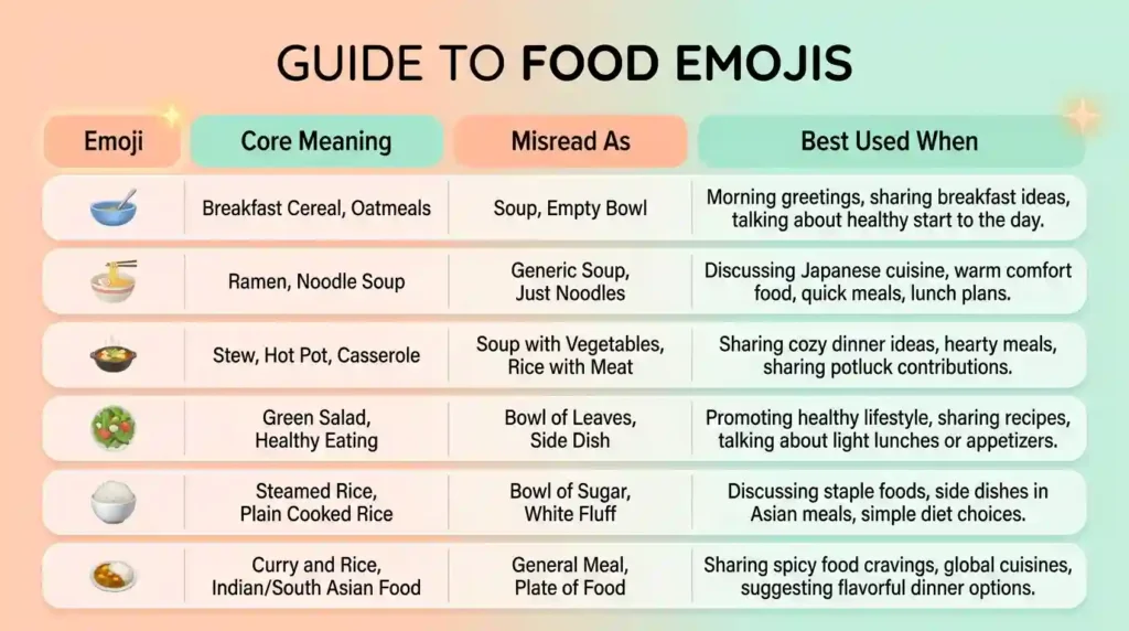 bowl emoji mean