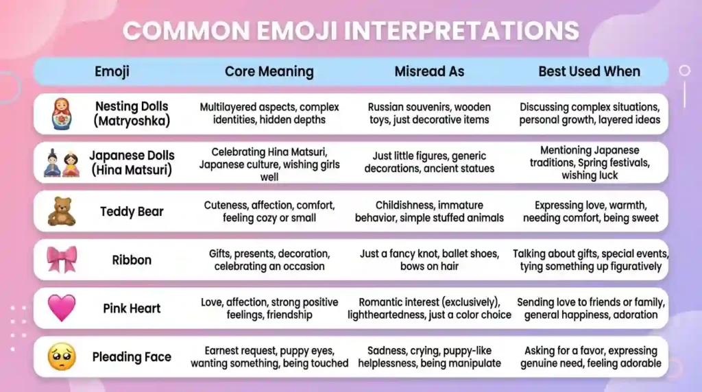 doll emoji mean