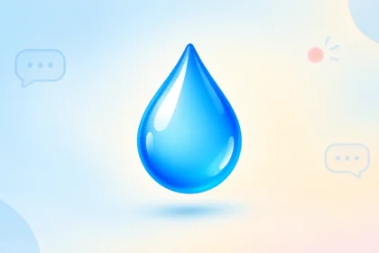 droplet emoji