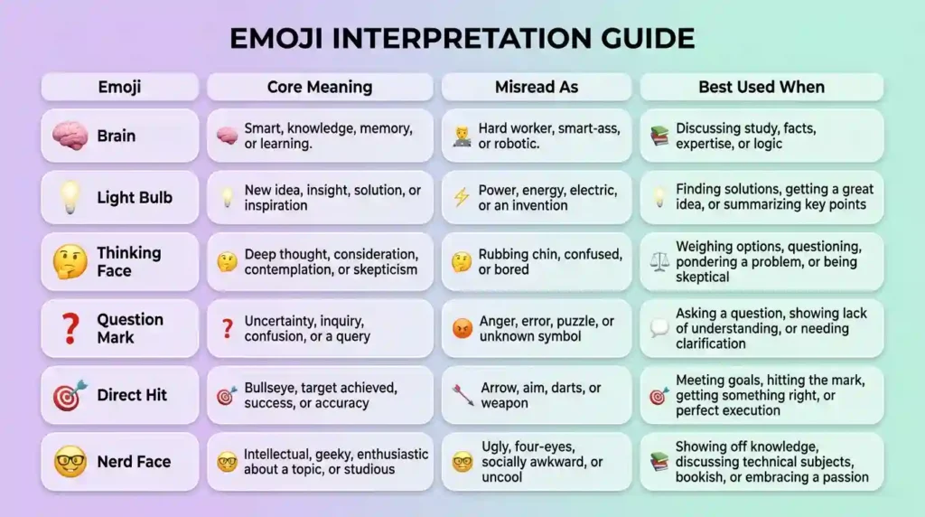 emoji trivia mean