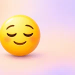 relieved emoji meaning