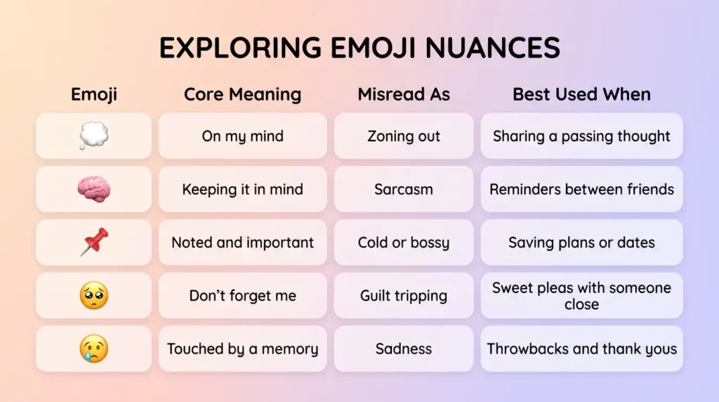 remember emoji mean