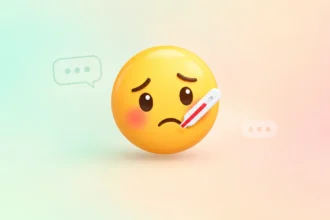 sick face emoji