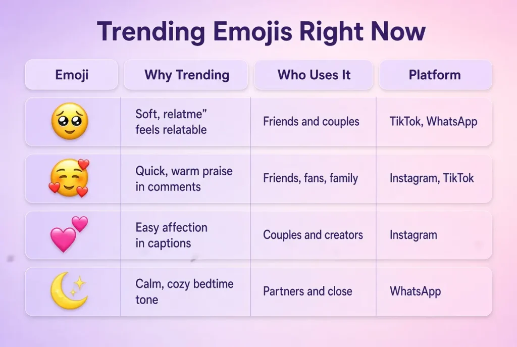 Trending emoji sentence generator picks in 2026
